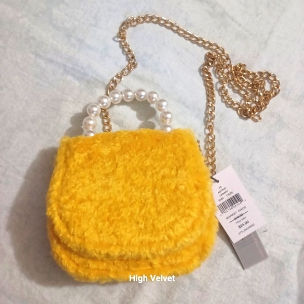 Imoga Small Yellow Shoulder Bag